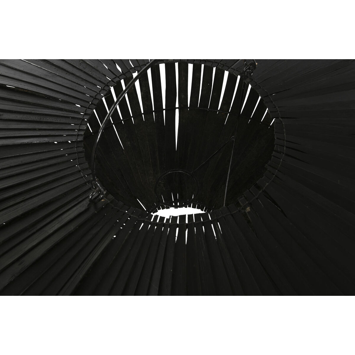 Abajur Home ESPRIT Preto Bambu 80 x 80 x 30 cm